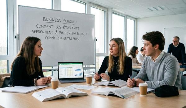 Business school comment les étudiants apprennent à piloter un budget comme en entreprise